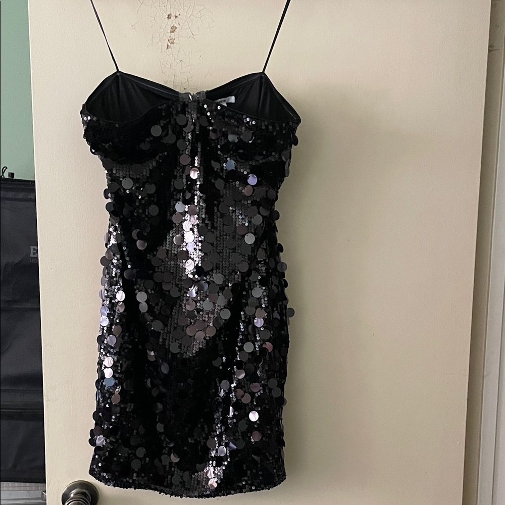 Women’s Black Sequin Dress size L 10-12